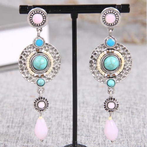fashion retro noble wind drop temperament woman ear stud
