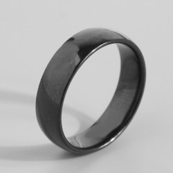 fashion concise black surface personality man ring