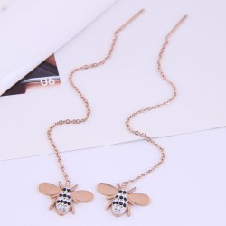 fashion sweetOL titanium steel personality woman earring