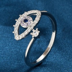fashion bronze sweetOL concise embed Zirconium eyes personality woman opening ..