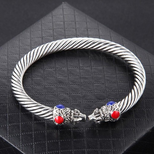 fashion retro concise opening temperament man bangle