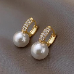 fashion concise samll concise elegant Pearl personality temperament buckle