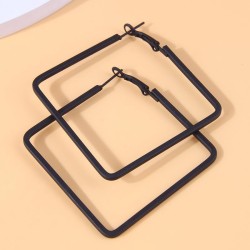 fashion concise square Modeling temperament woman buckle circle