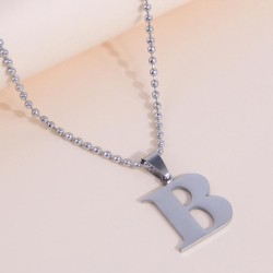 fashion concise WordB personality man necklace