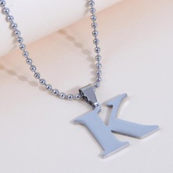 fashion concise WordK personality man necklace