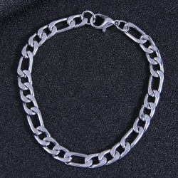 fashion concise stainless steel Metal chain temperament man bracelet