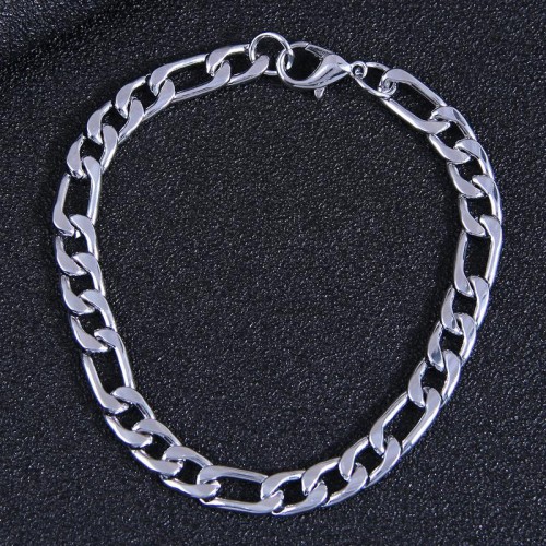 fashion concise stainless steel Metal chain temperament man bracelet