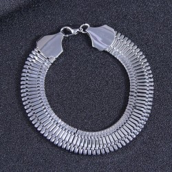 fashion concise stainless steel concise watchband temperament man bracelet