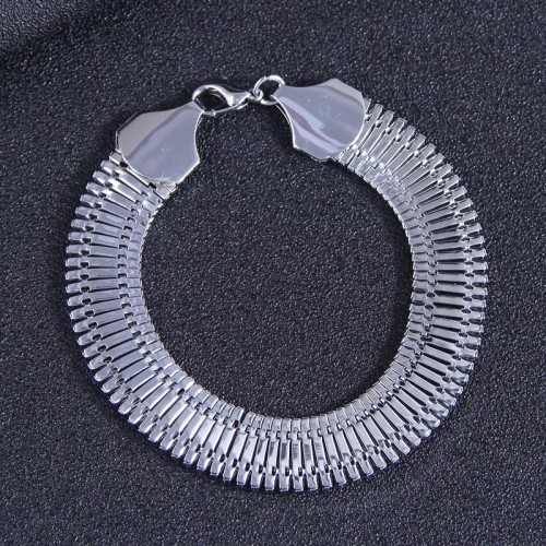 fashion concise stainless steel concise watchband temperament man bracelet