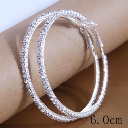  fashion concise flash diamond temperament woman circle