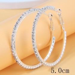  fashion concise flash diamond temperament woman circle