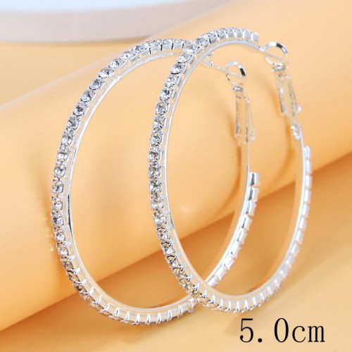  fashion concise flash diamond temperament woman circle