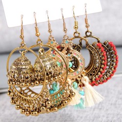 occidental style fashion retro exaggerating set earring