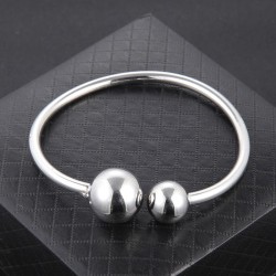 fashion concise big samll exaggerating man opening bangle