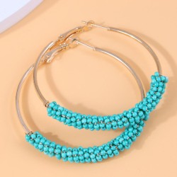 fashion concise beads establishment temperament woman buckle circle