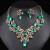 occidental style exaggerating retro necklace set woman luxurious crystal banquet clavicle chain