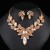 occidental style exaggerating retro necklace set woman luxurious crystal banquet clavicle chain
