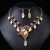 head occidental style exaggerating retro necklace set woman luxurious crystal banquet clavicle chain