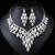 occidental style exaggerating retro necklace set woman luxurious crystal banquet clavicle chain