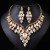 occidental style exaggerating retro necklace set woman luxurious crystal banquet clavicle chain
