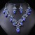  head occidental style exaggerating retro necklace set woman luxurious crystal banquet clavicle chain