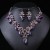 head occidental style exaggerating retro necklace set woman luxurious crystal banquet clavicle chain