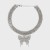 new Rhinestone  fashion butterfly necklace  personality trend fully-jewelled chainecklace