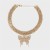 new Rhinestone  fashion butterfly necklace  personality trend fully-jewelled chainecklace