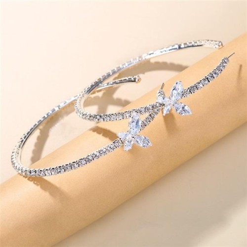  fully-jewelled  exaggerating personality butterfly earrings  super womanearrings