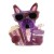  cartoon eyes dog brooch flower  Acrylic man woman fashion bag bag ornament samll gift