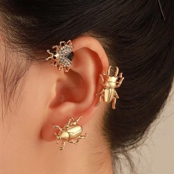 occidental style exaggerating insect Earring ins creative fashion personality ..