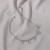  butterfly necklace  Rhinestone butterfly pendant chain tennis