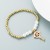  fashion bronze gilded Pearl personality creative style enamel key pendant bracelet bangle