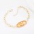 trend fashion geometry chain bracelet personality fashion color enamel Zodiac pattern bracelet