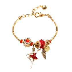  gold bracelet  Ballet diamond bangle