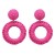 Bohemian style wind earrings handmade weave woman ear stud