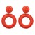 Bohemian style wind earrings handmade weave woman ear stud