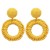 Bohemian style wind earrings handmade weave woman ear stud