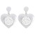  romantic love hollow earrings  personality creative exaggerating Earring Metal wind retro samll earring