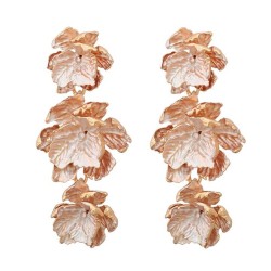 spring Alloy flowers earrings woman occidental style earring fashion trend Boh..