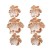 spring Alloy flowers earrings woman occidental style earring fashion trend Bohemian style Earring