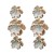 spring Alloy flowers earrings woman occidental style earring fashion trend Bohemian style Earring