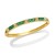 bronze gilded bangle woman fashion embed color zircon opening bangle personalitybra
