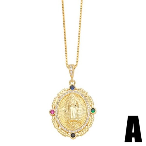 creative personality love flowers cross pendant occidental style wind necklace clavicle chain womannkq