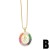 creative personality love flowers cross pendant occidental style wind necklace clavicle chain womannkq