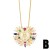occidental style exaggerating big love necklace  punk personality wind Street Snap clavicle chainnkr