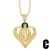 occidental style exaggerating big love necklace  punk personality wind Street Snap clavicle chainnkr