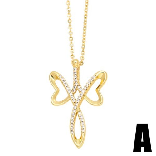 occidental style fully-jewelled cross necklace womanins temperament fashion cross pendant clavicle chainnkr