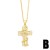 occidental style fully-jewelled cross necklace womanins temperament fashion cross pendant clavicle chainnkr