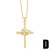 occidental style fully-jewelled cross necklace womanins temperament fashion cross pendant clavicle chainnkr
